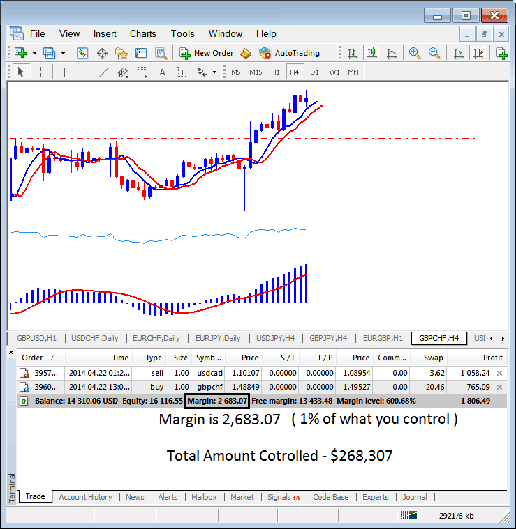 What's the Difference Between Maximum Bitcoin Trading Leverage & Used Bitcoin Trading Leverage?