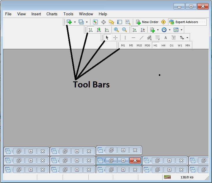 Charts Toolbars Tutorial - MT5 BTCUSD Charts Toolbars - Crypto Trading MT5 Charts Tool Bars PDF