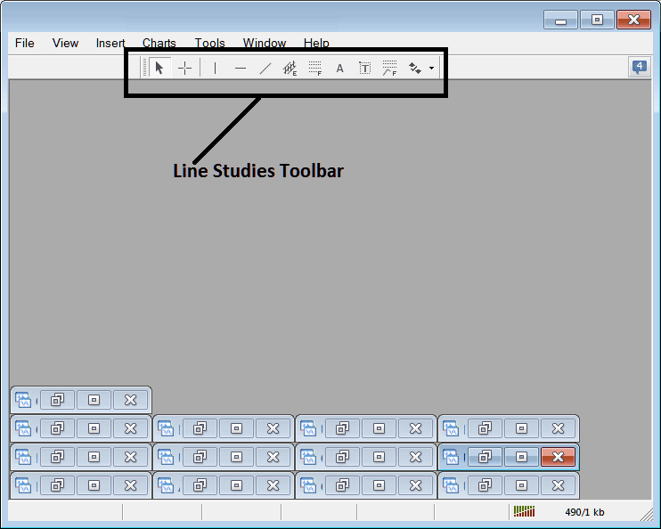 Line Studies Toolbar Menu on MT5 - MT5 BTCUSD Trading Line Studies Toolbar Menu PDF