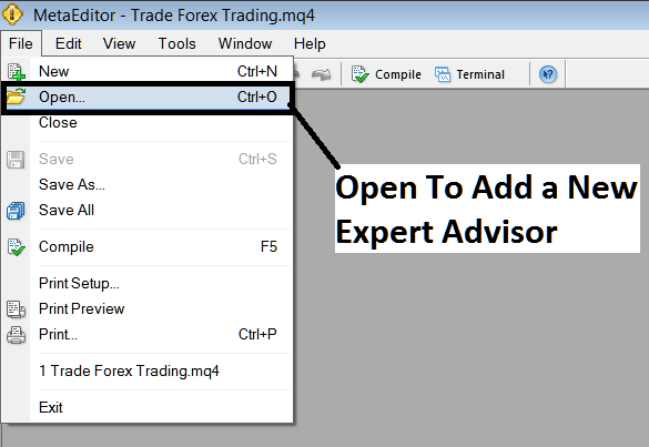 How Do I Add Downloaded MT5 BTCUSD Trading EA in MetaTrader 5?