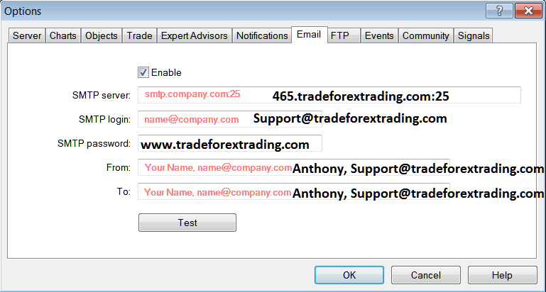 How to Setup Email Alerts Setting on MT5 - MT5 Bitcoin Trading Platform Trading Software Described Guide