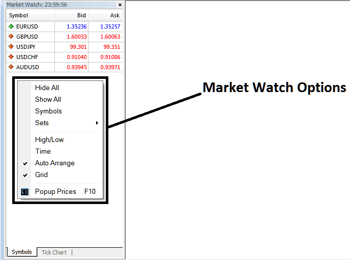 Bitcoin Trading Hide Bitcoin Symbols on MT5 - BTCUSD Crypto Trading Hide BTCUSD Crypto Symbols in MT5